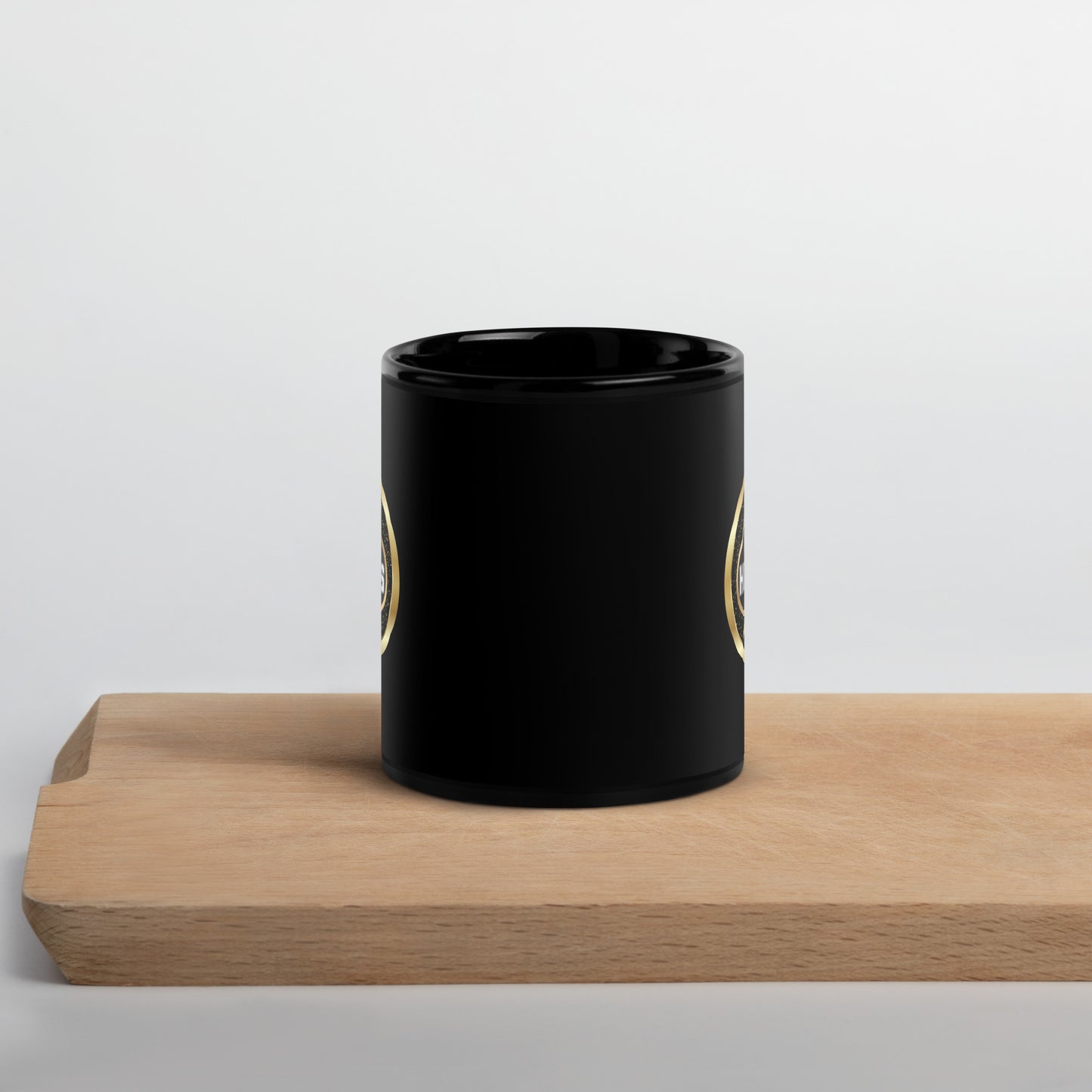 Logo Black Glossy Mug